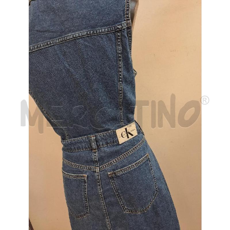 VESTITO DONNA CALVIN KLEIN SMANICATO JEANS  | Mercatino dell'Usato Catanzaro 4