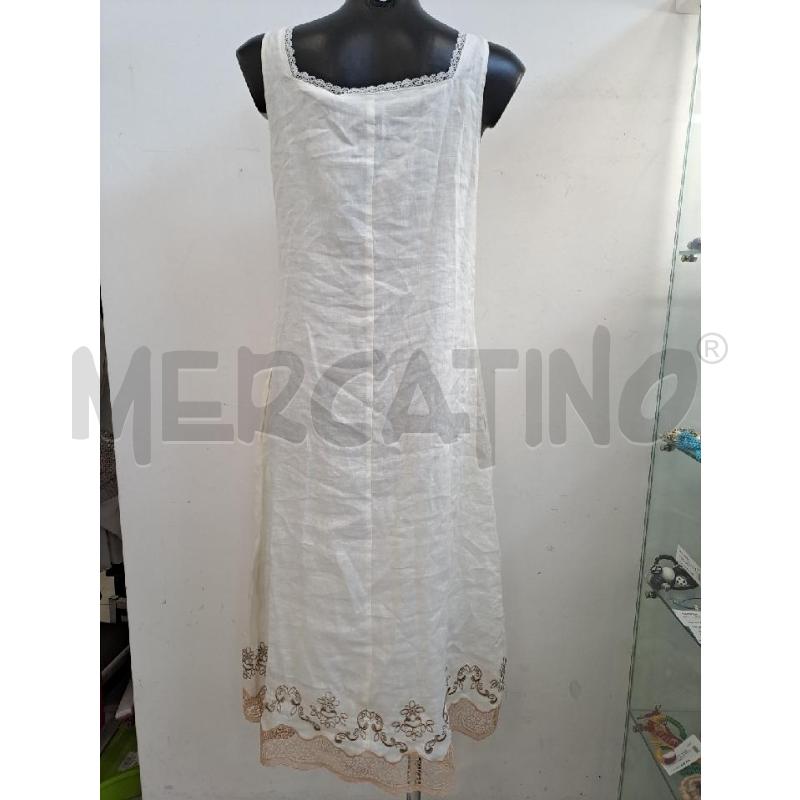VESTITO DONNA ELENA MIRÒ LINO BINCO FILO SABBIA  | Mercatino dell'Usato Catanzaro 3