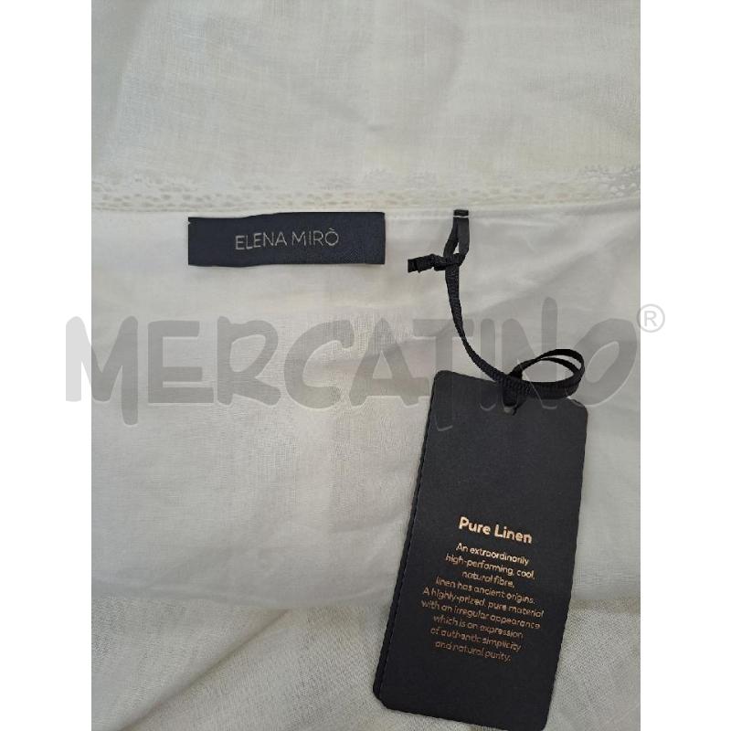 VESTITO DONNA ELENA MIRÒ LINO BINCO FILO SABBIA  | Mercatino dell'Usato Catanzaro 4