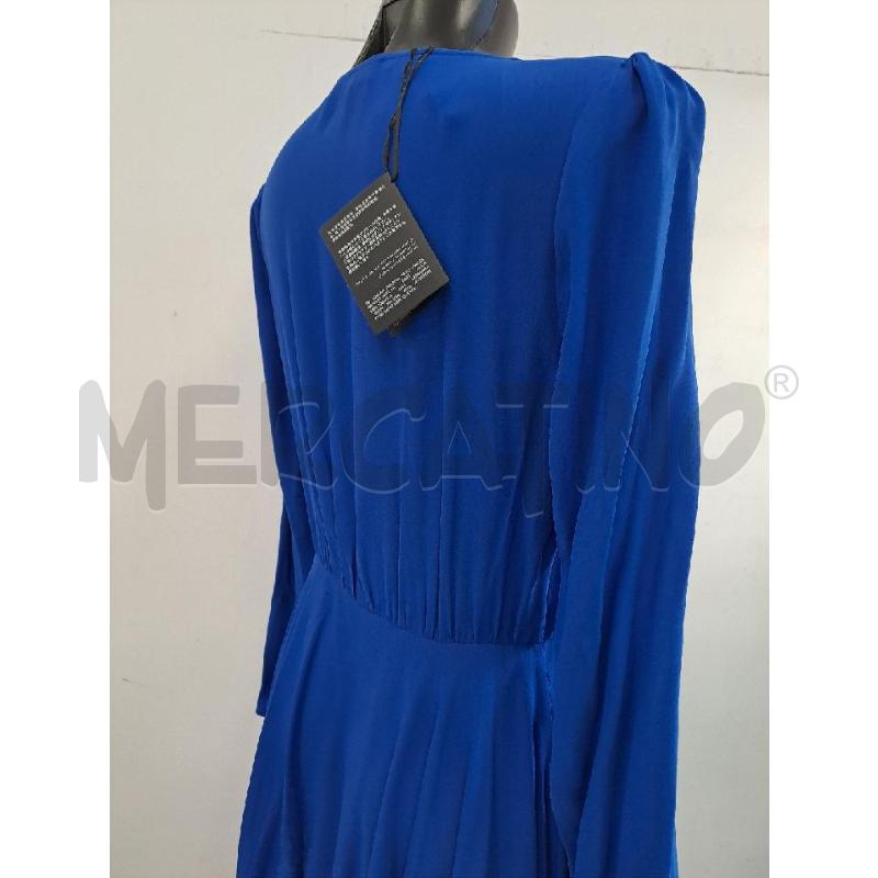 VESTITO DONNA ELISABETTA FRANCHI BLU ELETTRICO BOTTONI DORATI | Mercatino dell'Usato Catanzaro 3