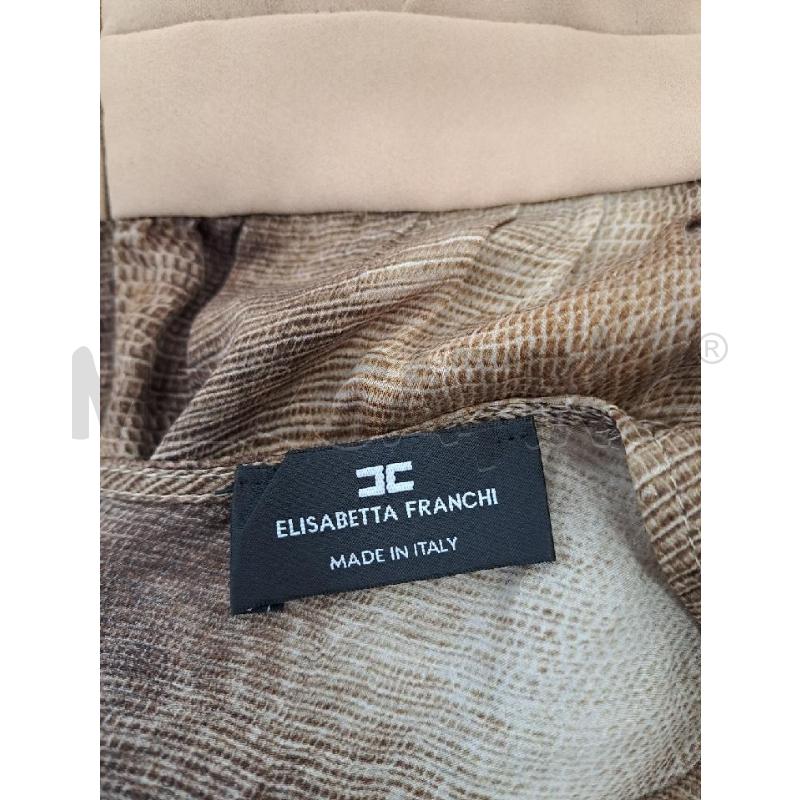 VESTITO DONNA ELISABETTA FRANCHI PITONATOBEIGE GONNA BEIGE  | Mercatino dell'Usato Catanzaro 4
