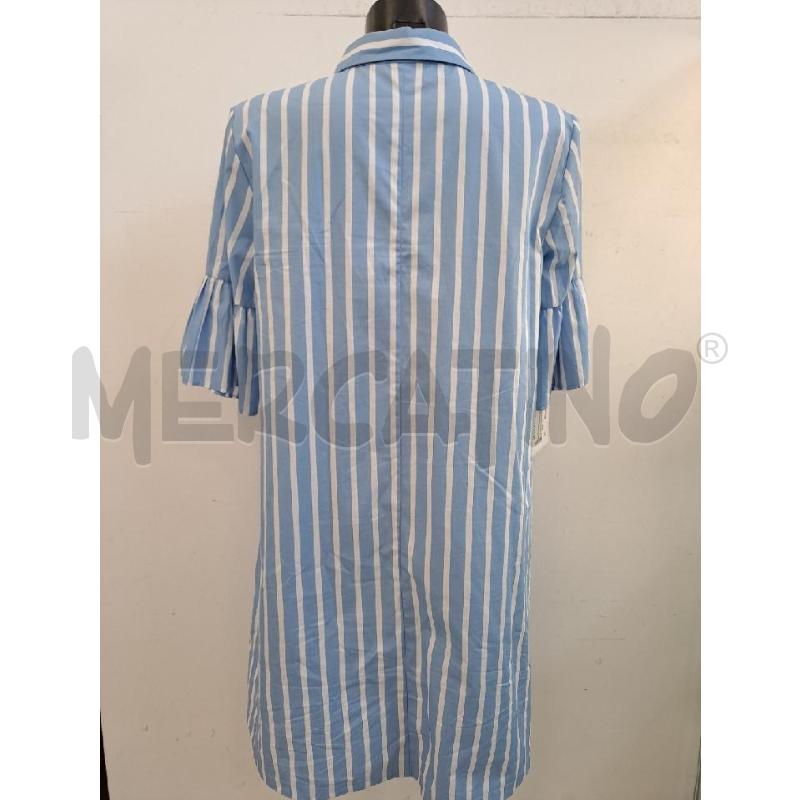 VESTITO DONNA EMME RIGA CELESTE BIANCA  | Mercatino dell'Usato Catanzaro 2