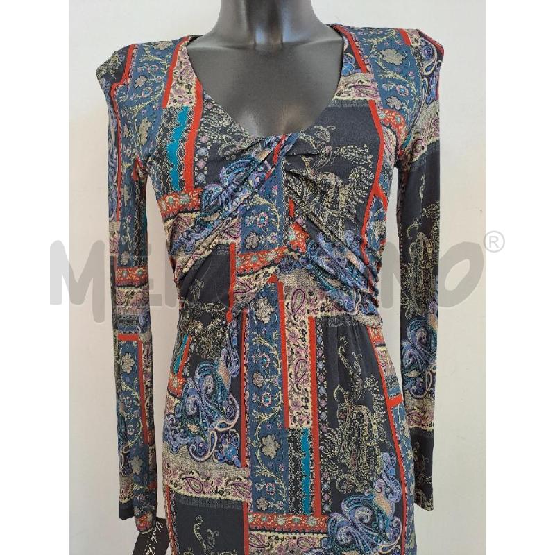 VESTITO DONNA ETRO MLUNGA SCOLLO V BLU PAISLEY  | Mercatino dell'Usato Catanzaro 2