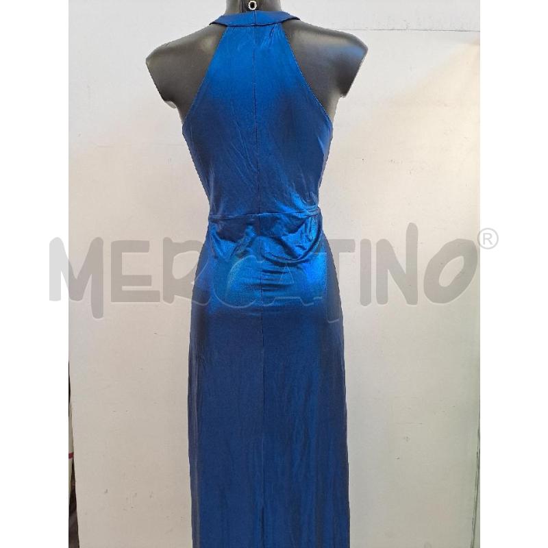 VESTITO DONNA GRACE KARIN BLU ELECTRICO LAMINATO LUNGO | Mercatino dell'Usato Catanzaro 3