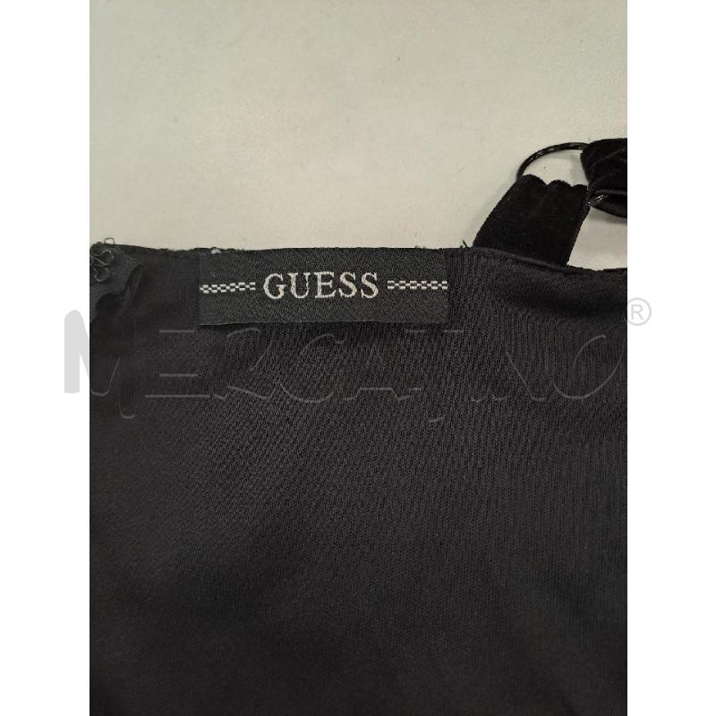 VESTITO DONNA GUESS NERO PUA BIANCO BRATELLINE VELLUTO  | Mercatino dell'Usato Catanzaro 4