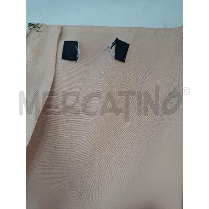 VESTITO DONNA INTREND BEGIE ARANCIONE PLISSETTATO | Mercatino dell'Usato Catanzaro 4