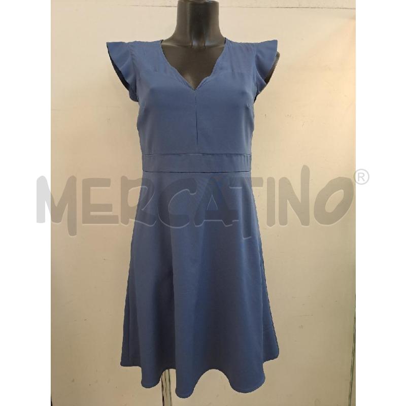 VESTITO DONNA INTREND BLU JEANS SCOLLO V  | Mercatino dell'Usato Catanzaro 1