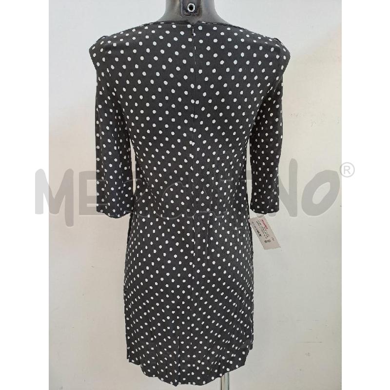 VESTITO DONNA INTREND NERO PUA BIANCHI CERNIERA SCHIENA  | Mercatino dell'Usato Catanzaro 3
