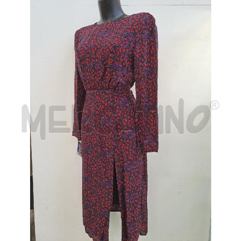 VESTITO DONNA KOOKAI NERO FIORI ROSSO BLU  | Mercatino dell'Usato Catanzaro 2