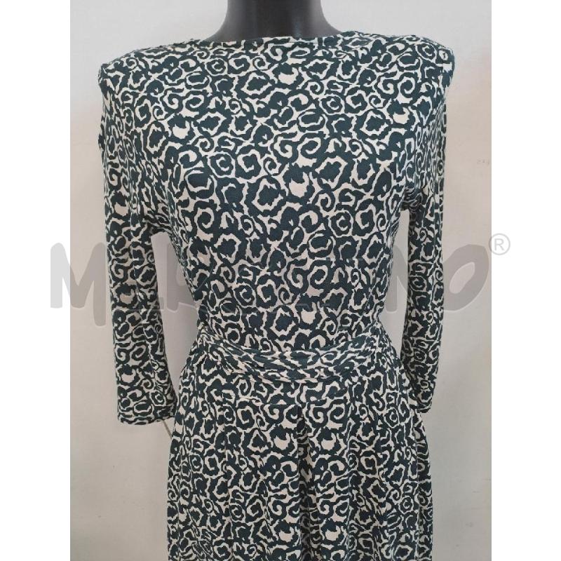 VESTITO DONNA LAUREN RALPH LAUREN BIANCO DISEGNI VERDE | Mercatino dell'Usato Catanzaro 2