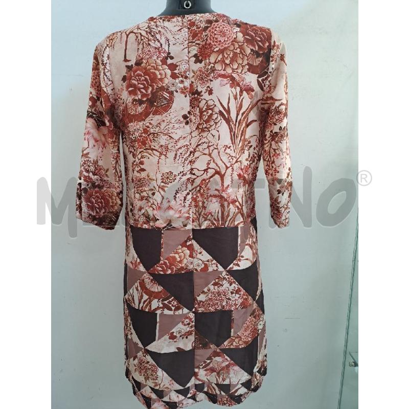VESTITO DONNA LE STREGHE DISEGNI PESCA MARRONE SCOLLO V  | Mercatino dell'Usato Catanzaro 2