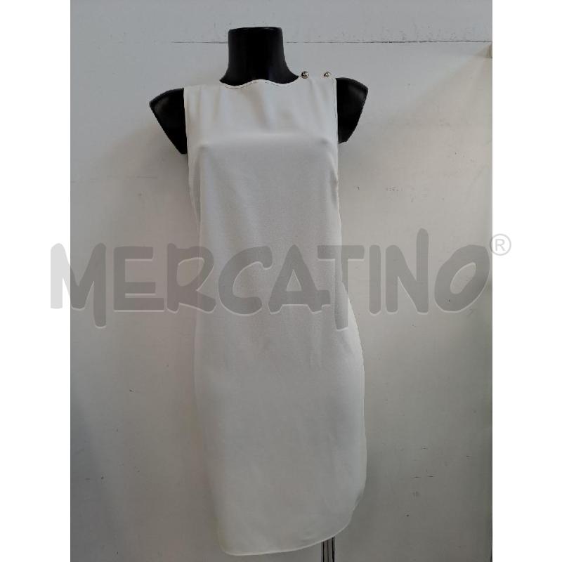 VESTITO DONNA LIU JO BIANCO BOTTONI SPALLINE DORATE  | Mercatino dell'Usato Catanzaro 1