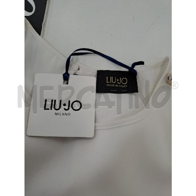 VESTITO DONNA LIU JO BIANCO BOTTONI SPALLINE DORATE  | Mercatino dell'Usato Catanzaro 5