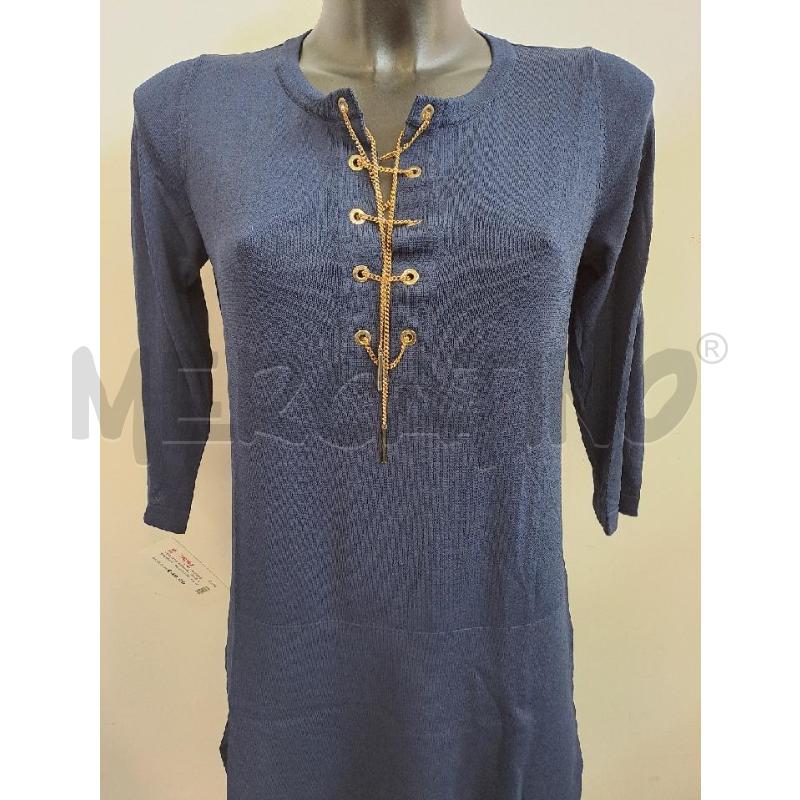 VESTITO DONNA LUISA SPAGNOLI BLU SCURO INTRECCIOCATENA  | Mercatino dell'Usato Catanzaro 2