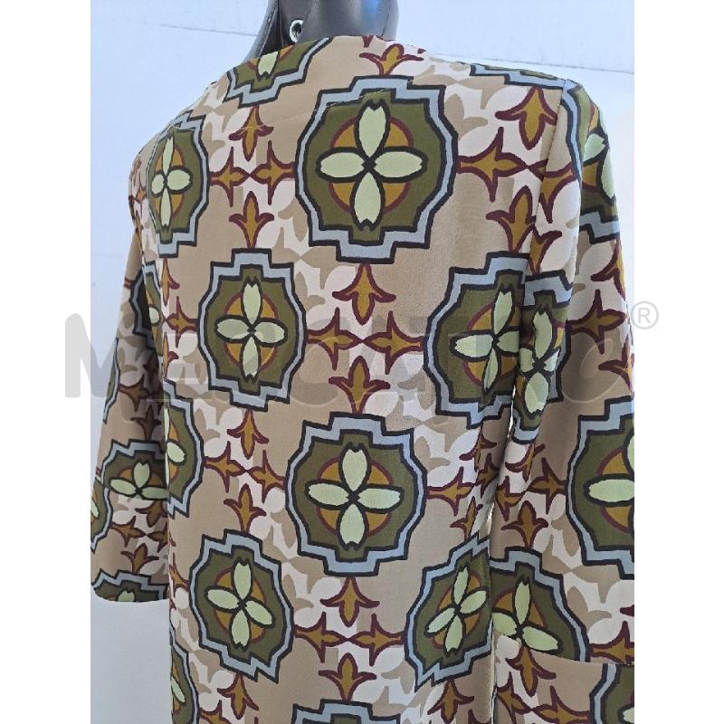VESTITO DONNA MALIPARMI SABBIA FIORI VERDE SCOLLO V  | Mercatino dell'Usato Catanzaro 4