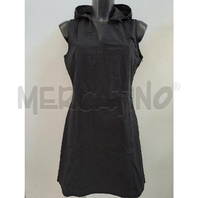 VESTITO DONNA MAX&CO NERO COTONE CAPPUCCIO | Mercatino dell'Usato Catanzaro 1