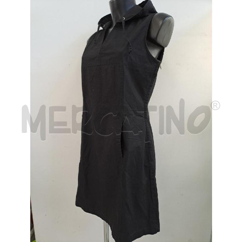 VESTITO DONNA MAX&CO NERO COTONE CAPPUCCIO | Mercatino dell'Usato Catanzaro 2