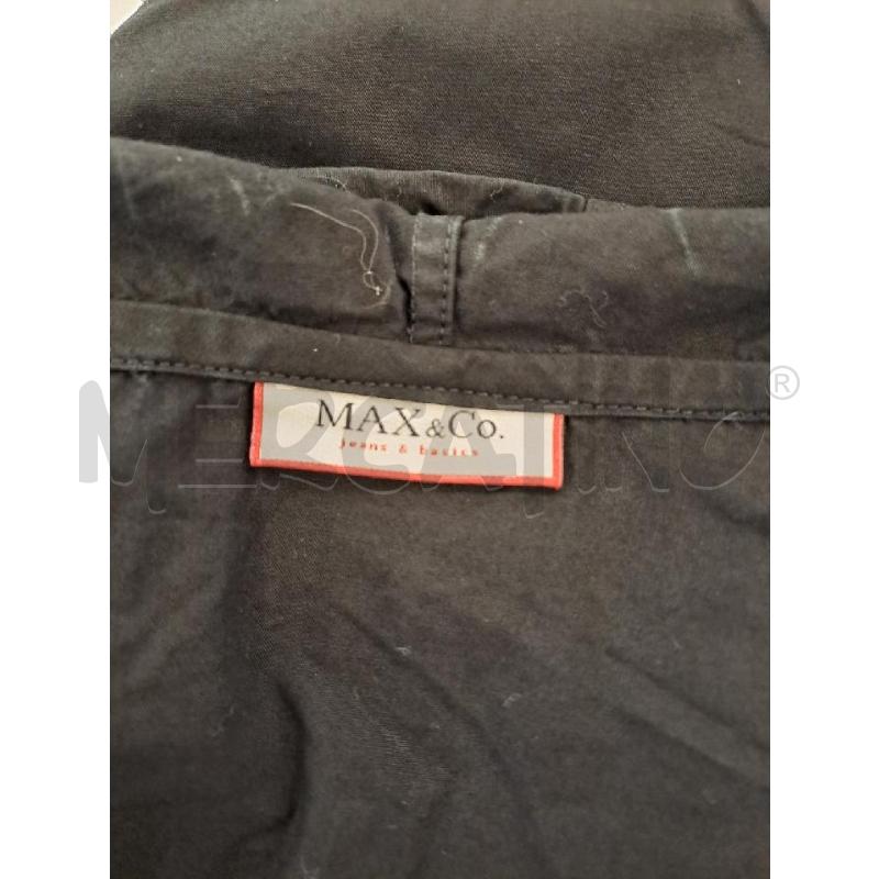 VESTITO DONNA MAX&CO NERO COTONE CAPPUCCIO | Mercatino dell'Usato Catanzaro 4