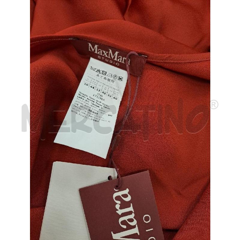 VESTITO DONNA MAX MARA STUDIO MATTONE SPALLINE | Mercatino dell'Usato Catanzaro 4
