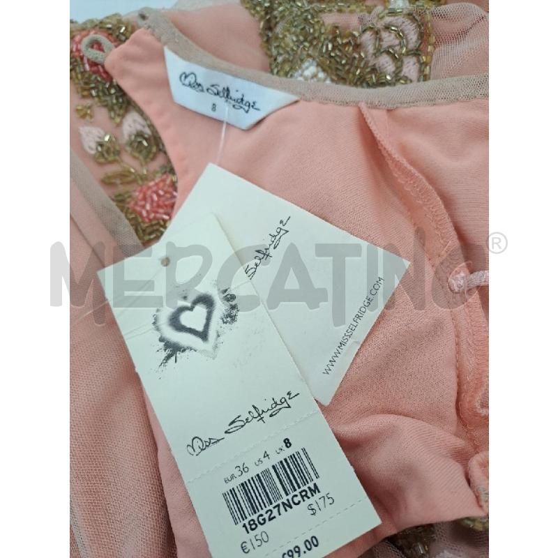VESTITO DONNA MISS SELFING ROSA DISEGNI PERLINE  | Mercatino dell'Usato Catanzaro 4
