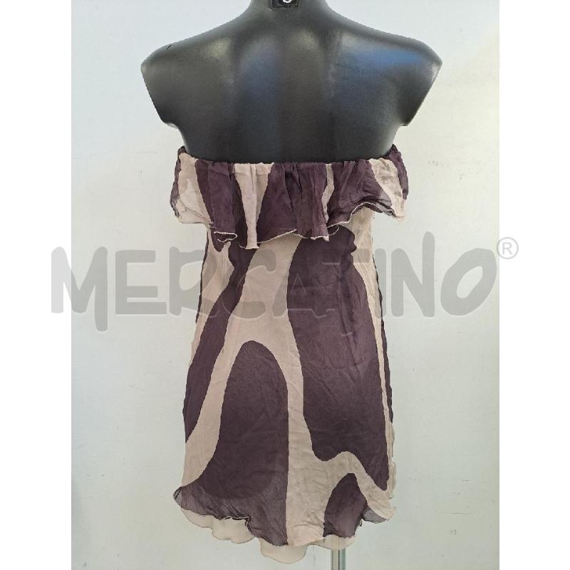 VESTITO DONNA PATRIZIA PEPE SETA BEIGE VIANCCIO | Mercatino dell'Usato Catanzaro 3