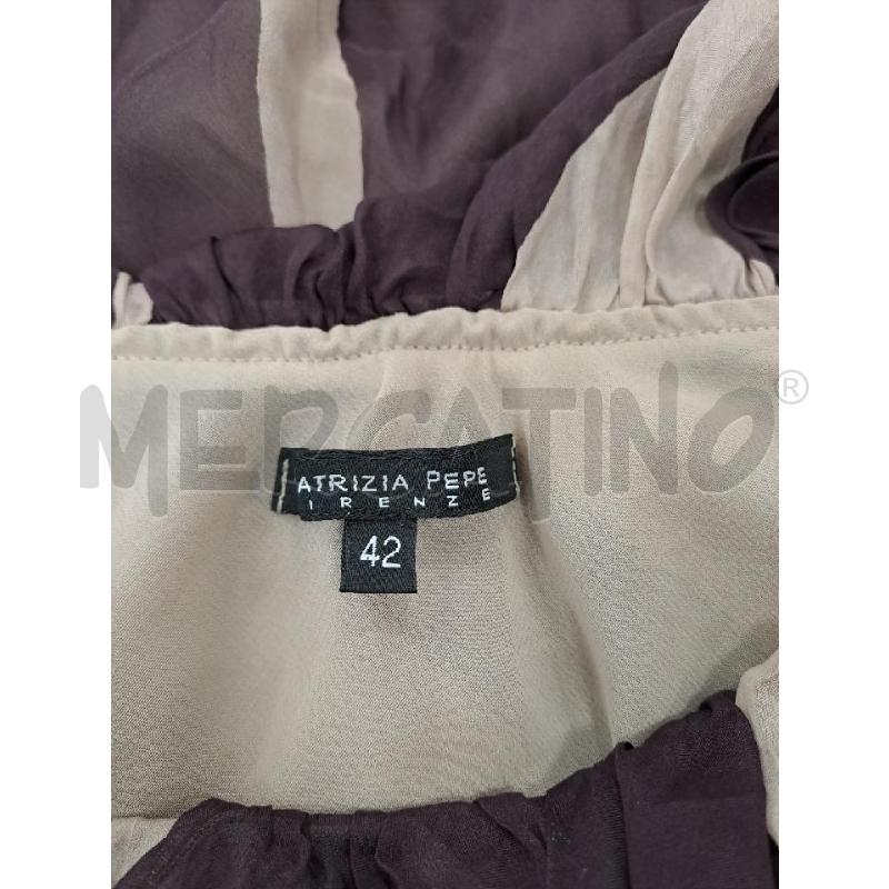 VESTITO DONNA PATRIZIA PEPE SETA BEIGE VIANCCIO | Mercatino dell'Usato Catanzaro 4