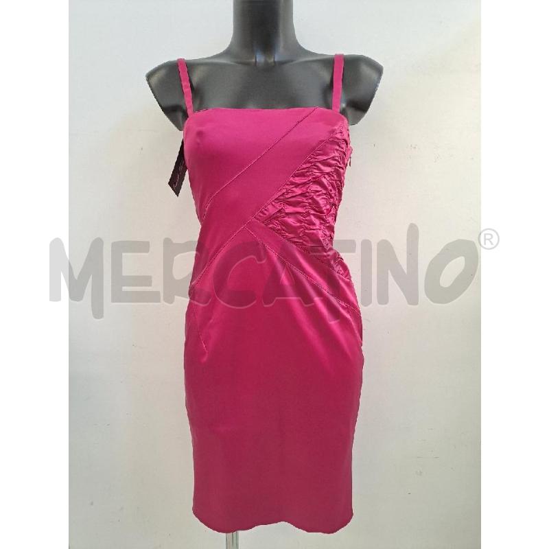 VESTITO DONNA PINKO FUCSIA SPALLINE SOTTILI ARRICCIATO | Mercatino dell'Usato Catanzaro 1