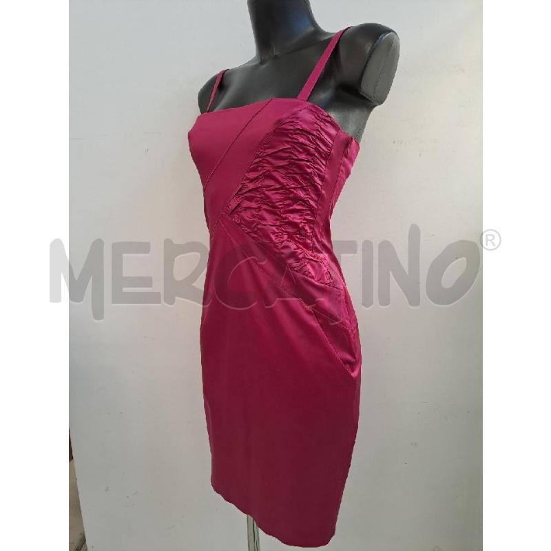 VESTITO DONNA PINKO FUCSIA SPALLINE SOTTILI ARRICCIATO | Mercatino dell'Usato Catanzaro 2