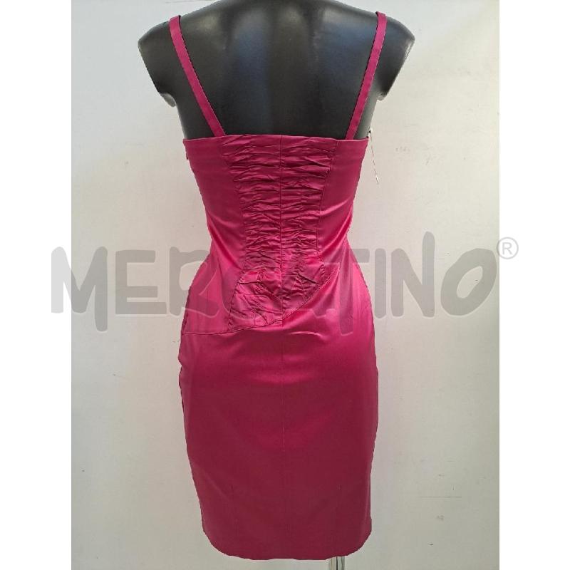 VESTITO DONNA PINKO FUCSIA SPALLINE SOTTILI ARRICCIATO | Mercatino dell'Usato Catanzaro 3