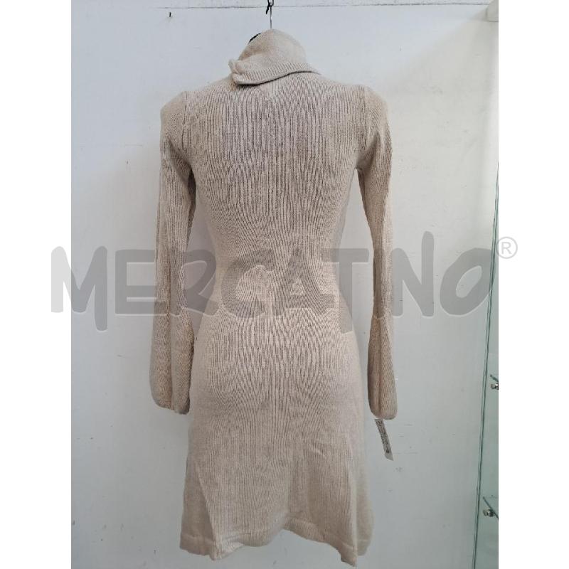 VESTITO DONNA TOMMY HILFIGER BEIGE TASCHE  | Mercatino dell'Usato Catanzaro 4