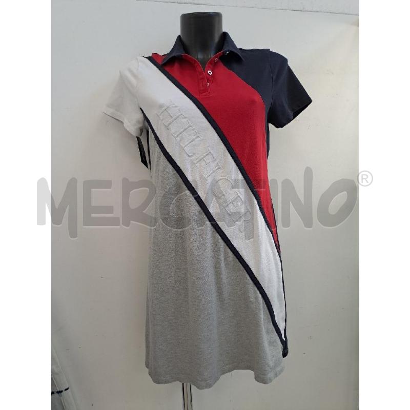 VESTITO DONNA TOMMY HILFIGER BLU BIANCO ROSSO  | Mercatino dell'Usato Catanzaro 1