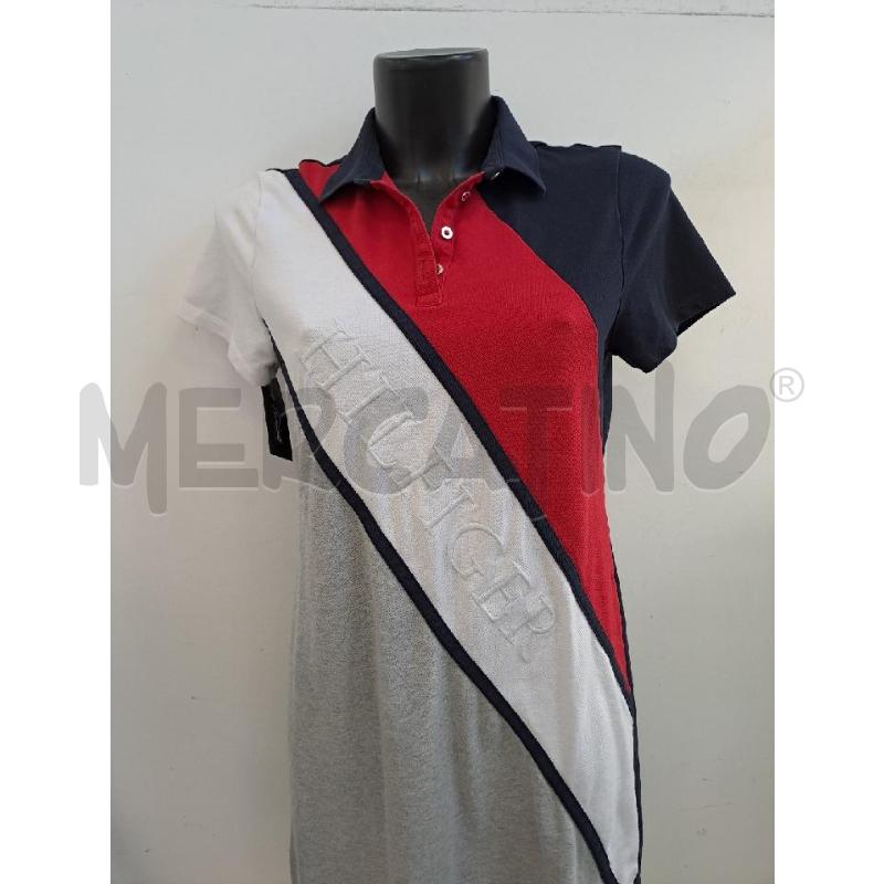 VESTITO DONNA TOMMY HILFIGER BLU BIANCO ROSSO  | Mercatino dell'Usato Catanzaro 2