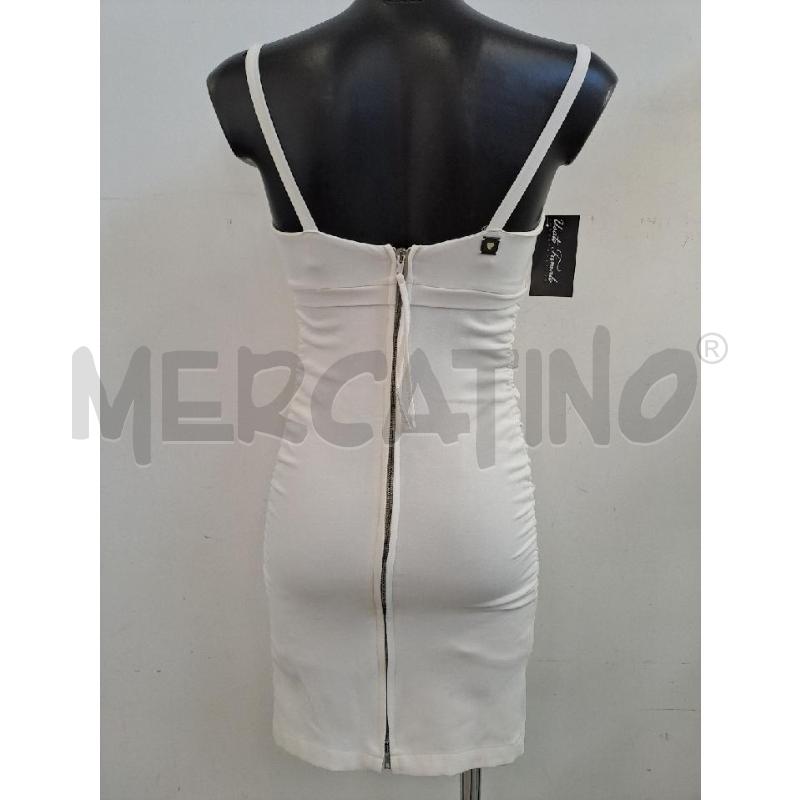 VESTITO DONNA TWINSET BIANCO FIOCCO CERNIERA RETRO | Mercatino dell'Usato Catanzaro 3