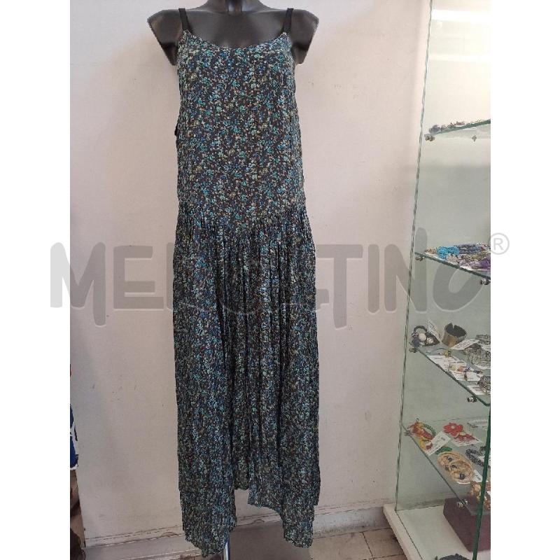 VESTITO DONNA TWINSET BLU FIORELINI AZZURRO | Mercatino dell'Usato Catanzaro 1