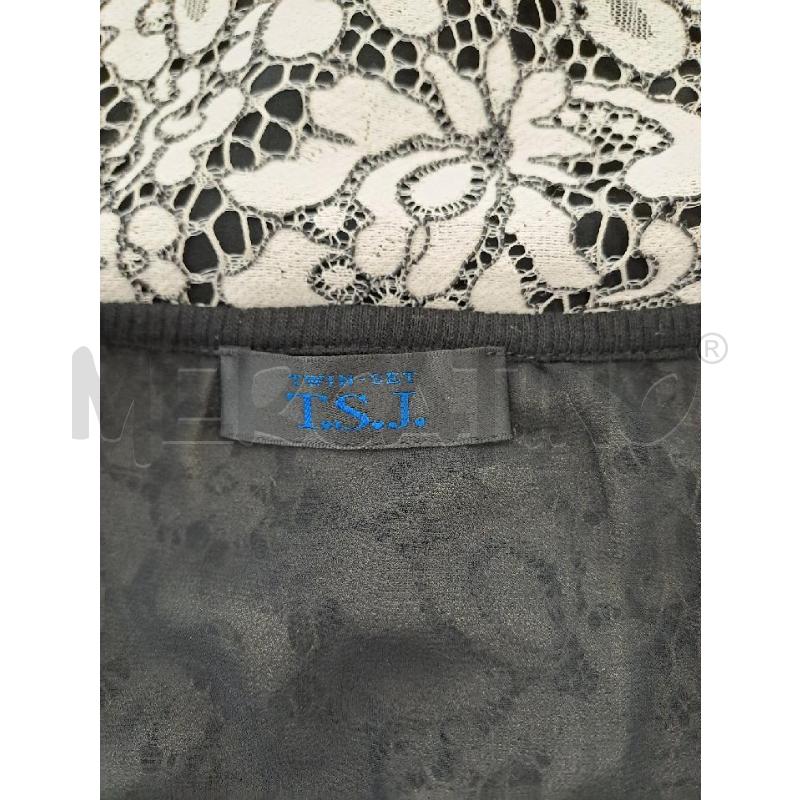 VESTITO DONNA TWINSET PAIETTATO NERO VERDE BEIGE  | Mercatino dell'Usato Catanzaro 5