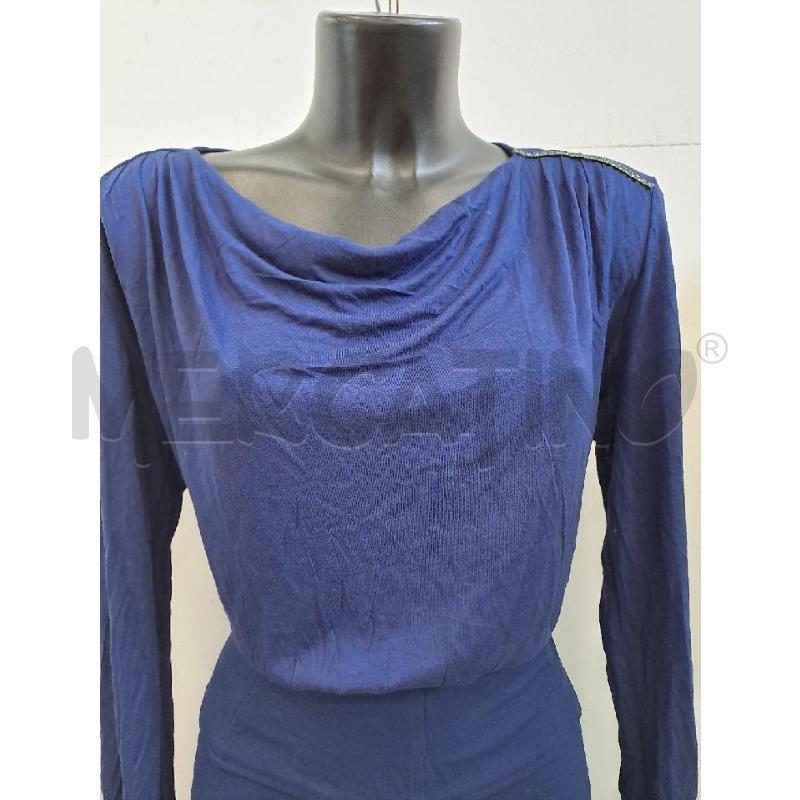 VESTITO DONNA VERSACE BLU STRASS SPALLA  | Mercatino dell'Usato Catanzaro 2