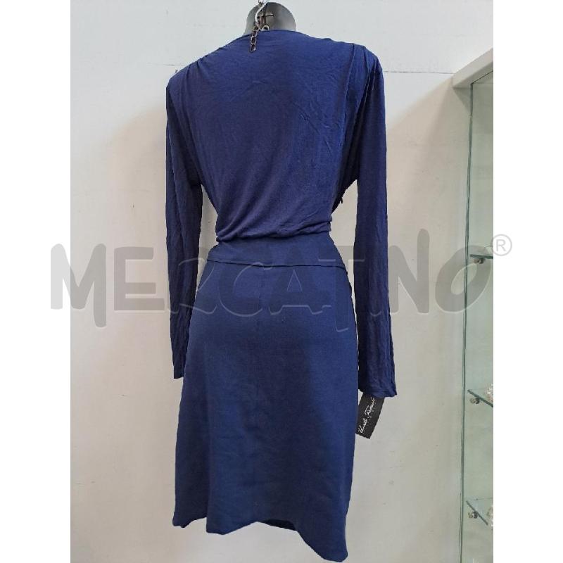VESTITO DONNA VERSACE BLU STRASS SPALLA  | Mercatino dell'Usato Catanzaro 3