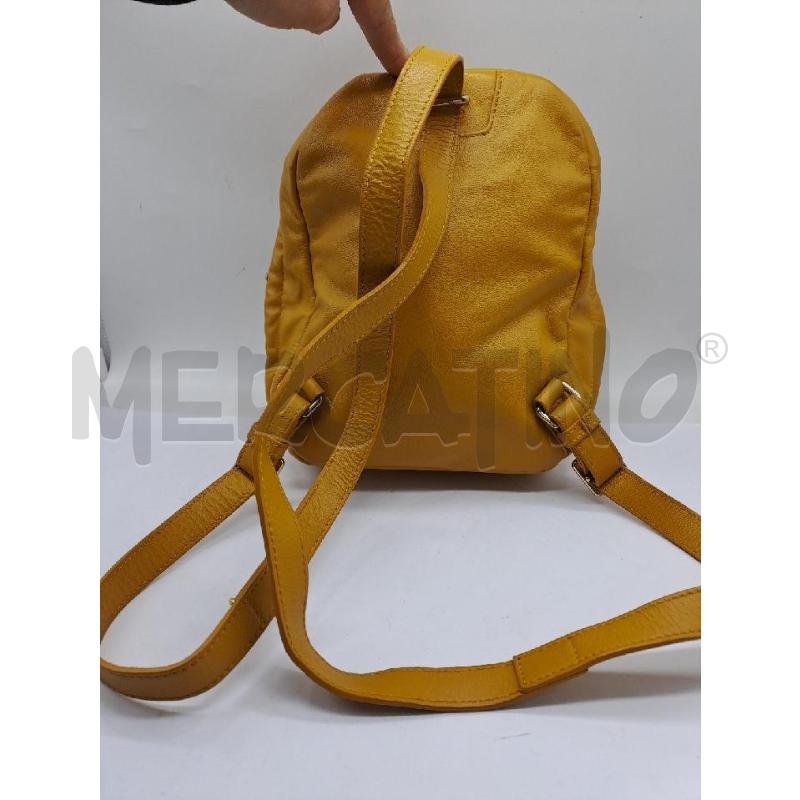 ZAINETTO DONNA FURLA SENAPE PELLE CATENA DORATA | Mercatino dell'Usato Catanzaro 3