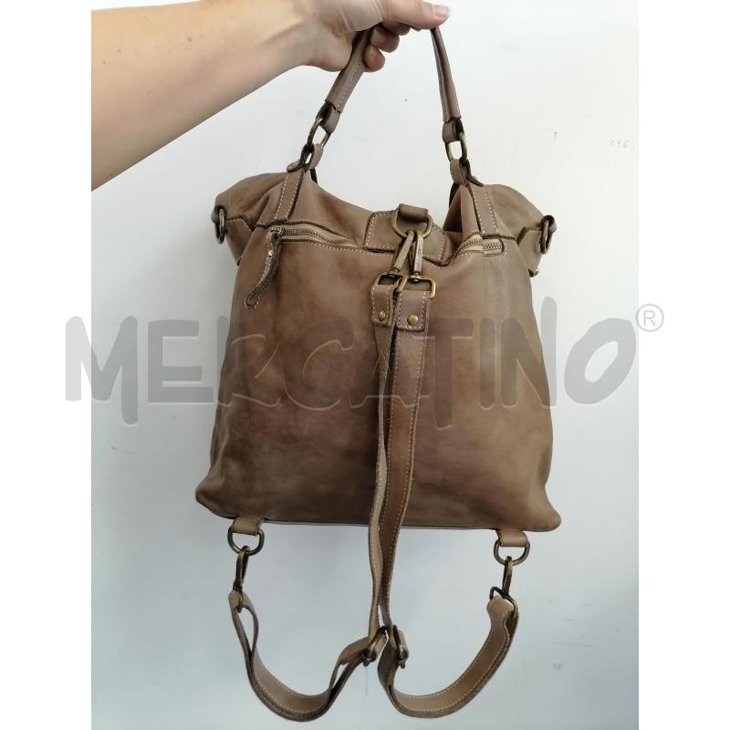 ZAINO DONNA GENUINE LEATHER BEIHE 100 PELLE  | Mercatino dell'Usato Catanzaro 3