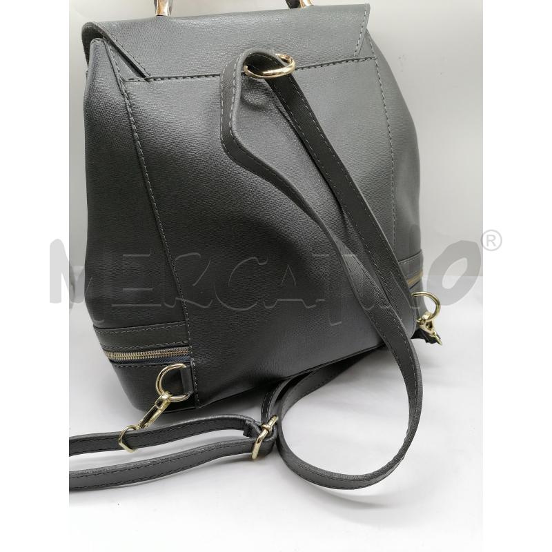 ZAINO DONNA PELLE GRIGIO FUMO | Mercatino dell'Usato Catanzaro 3