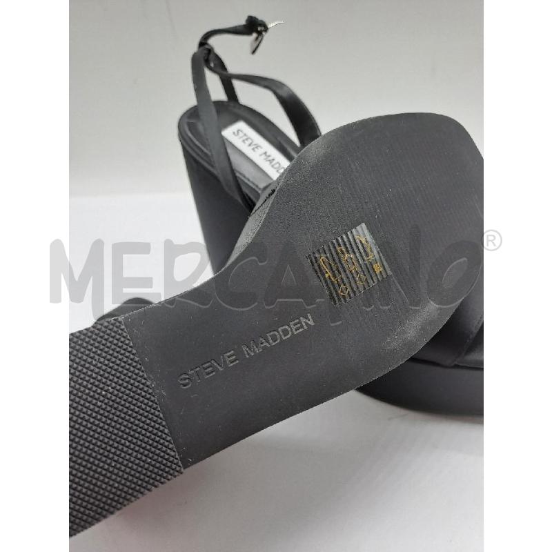 ZEPPA STEVE MADDEN NERO RASO  | Mercatino dell'Usato Catanzaro 4