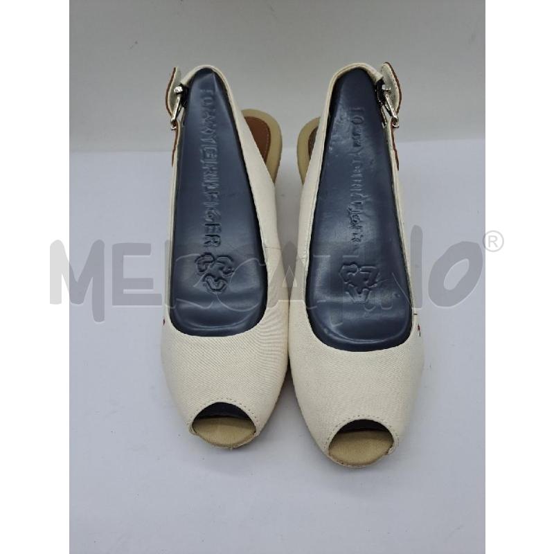 ZEPPA TOMMY HILFIGER PANNA RAFIA  | Mercatino dell'Usato Catanzaro 2