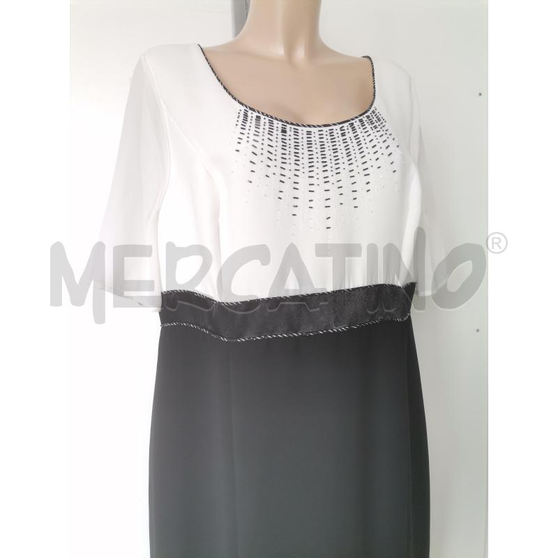 ABITO DONNA BIANCA BRANDI NERO BIANCO PERLINE | Mercatino dell'Usato Lamezia terme 2