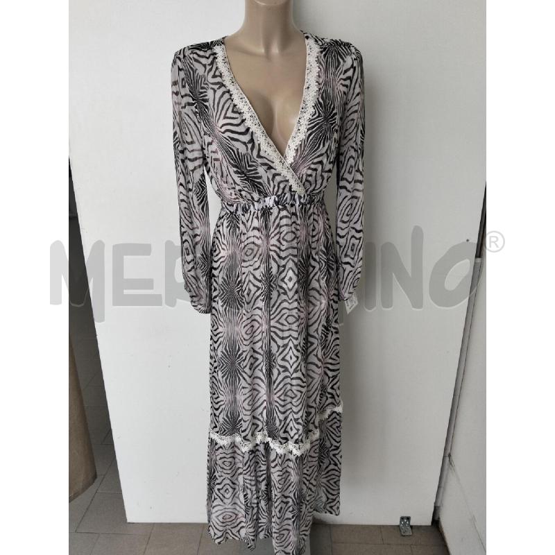 ABITO DONNA CAFENOIR BIANCO NERO FANTASIA VELATO SCOLLO PIZZO | Mercatino dell'Usato Lamezia terme 1
