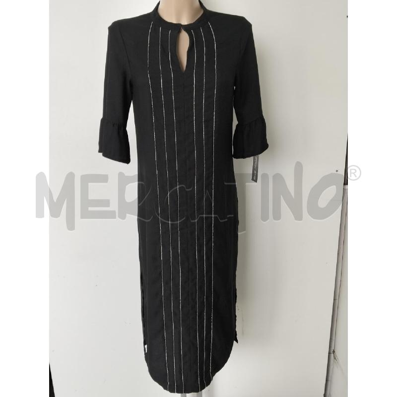 ABITO DONNA CAFENOIR NERO PERLINE ARGENTO LUNGO | Mercatino dell'Usato Lamezia terme 1