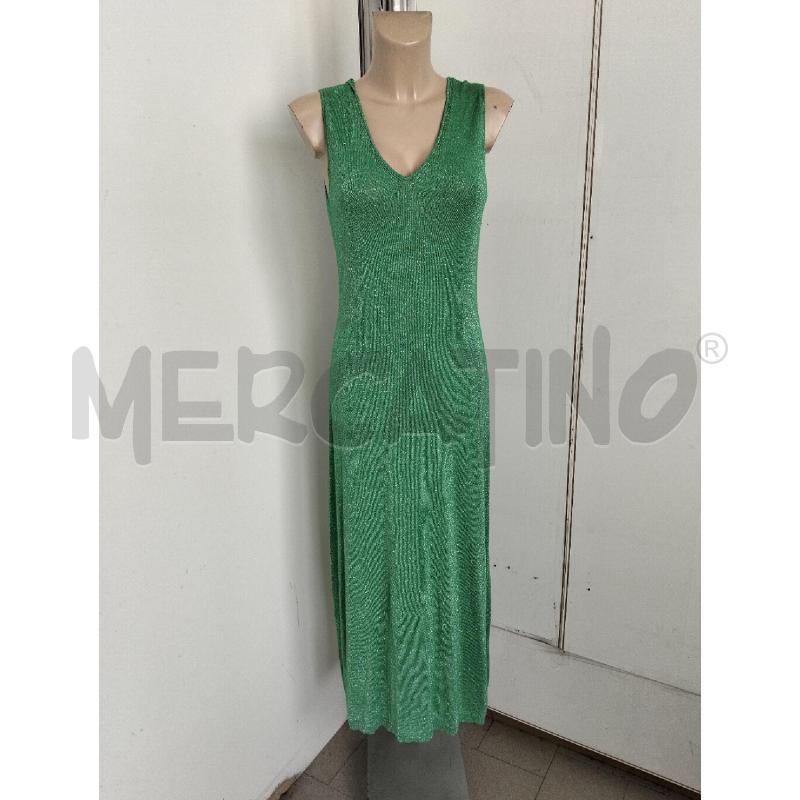 ABITO DONNA CAFE NOIR VERDE GLITTER LUNGO  | Mercatino dell'Usato Lamezia terme 1