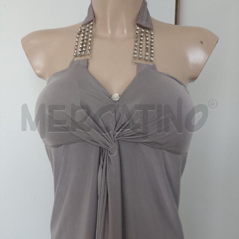 ABITO DONNA COCONUDA BEIGE LACCIO COLLO STRASS | Mercatino dell'Usato Lamezia terme 2