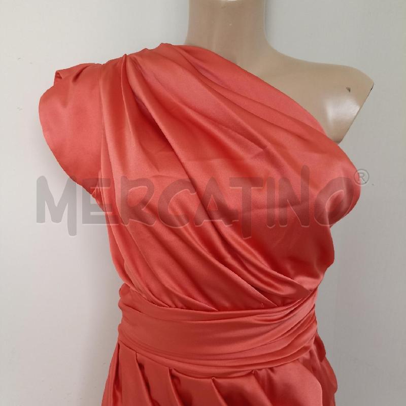 ABITO DONNA COCONUDA COLOR SALMONE RASATO MONOSPALLA | Mercatino dell'Usato Lamezia terme 2