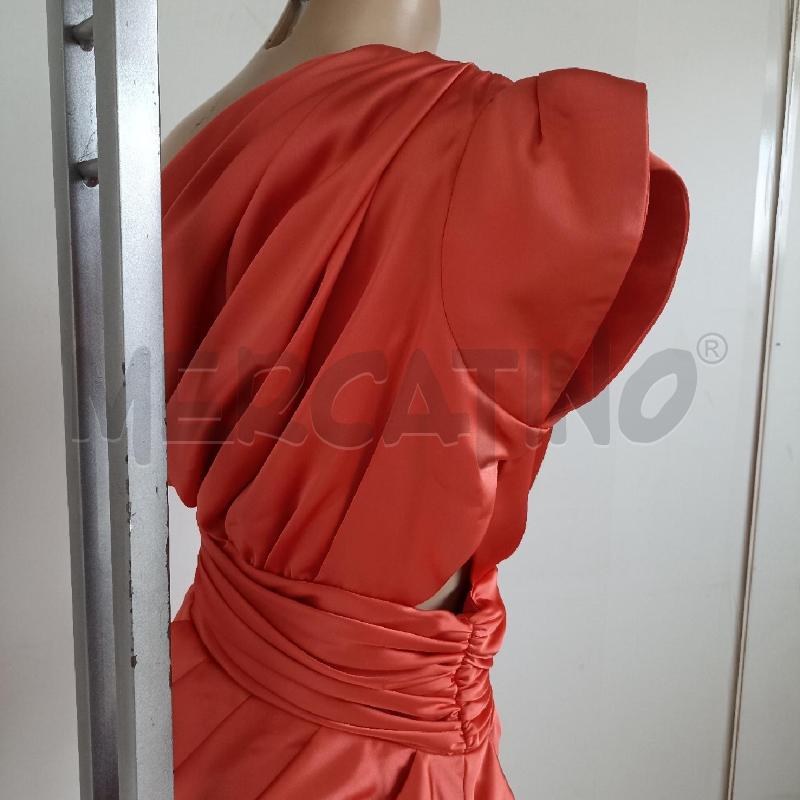 ABITO DONNA COCONUDA COLOR SALMONE RASATO MONOSPALLA | Mercatino dell'Usato Lamezia terme 4