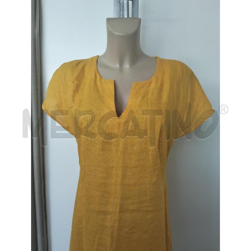 ABITO DONNA DIANA GALLESI ARANCIONE 100 LINO | Mercatino dell'Usato Lamezia terme 2